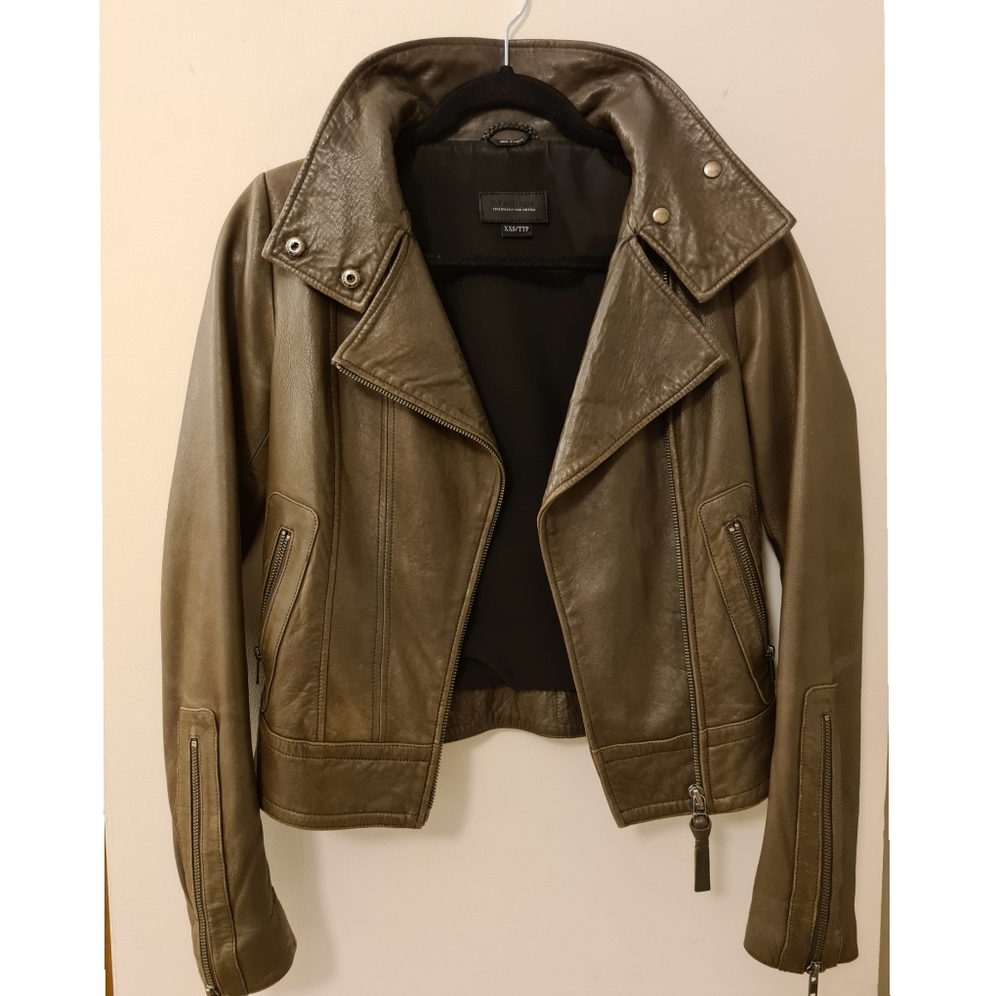 Mackage lambskin leather jacket